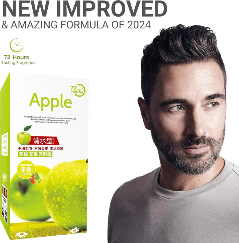 Apple Ammonia-Free Black Hair Cream 500ml (Pack of 2) Fast-Coloring, Gentle Hair Dye Solution